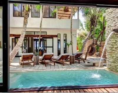 Aldea Villa 4 bedr Tulum Beachfront